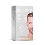 Active Men Bart- & Haarfarbe - Natürliches Finish, für Haar, Bart &...