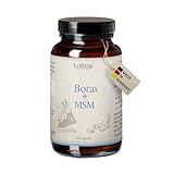 Waldkraft Borax + MSM Kapseln | 99,9% ig reines Natriumtetraborat und...