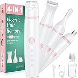 Gesichtshaarentferner für Frauen,4-in-1 Rasierer...