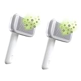 PiddiPet IonBrush - 2x Ionen Tierhaarbürste elektrisch - Fellbürste...