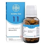 DHU Schüßler-Salz Nr. 11 Silicea D12 – Das Mineralsalz der Haare,...