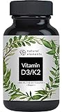 Vitamin D3 + K2 Depot - 180 Tabletten - Premium: 99,7+% All Trans MK7...