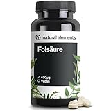 Folsäure – 400 Tabletten – 400 mcg pro Tagesdosis –...