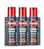 Alpecin Coffein-Shampoo C1-3 x 250 ml - Gegen erblich bedingten...