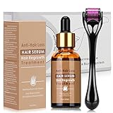 Beayosses Dermaroller Set 0.5mm Microneedling Hautroller mit Haar...