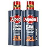 Alpecin Coffein-Shampoo C1, 2 x 600 ml - Haarwachstum stimulierendes...